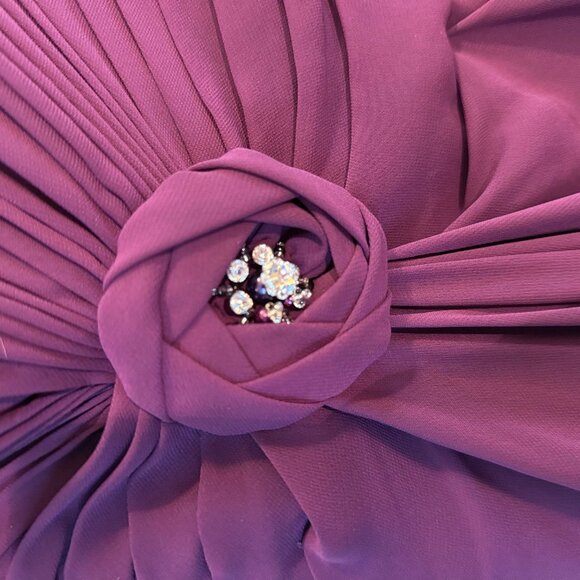 Eggplant Purple Gown in Size 2 - Romantic Bridals - Picture 2 of 10